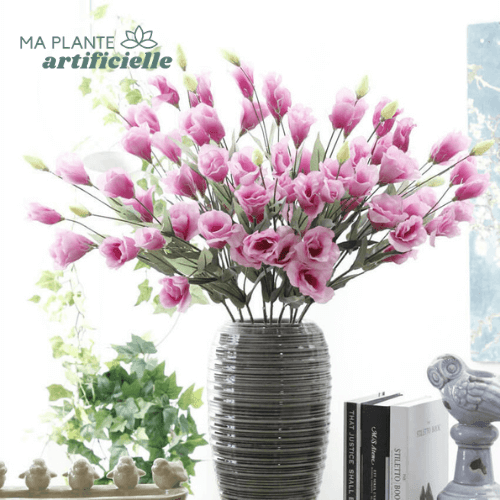 Lisianthus 4 couleurs en soie