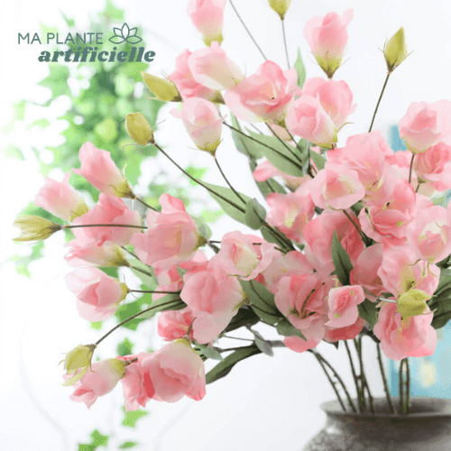 Lisianthus 4 couleurs en soie