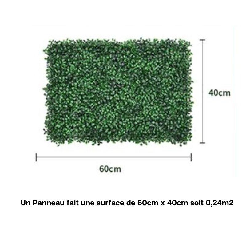 Mur Végétal Artificiel 60x40cm