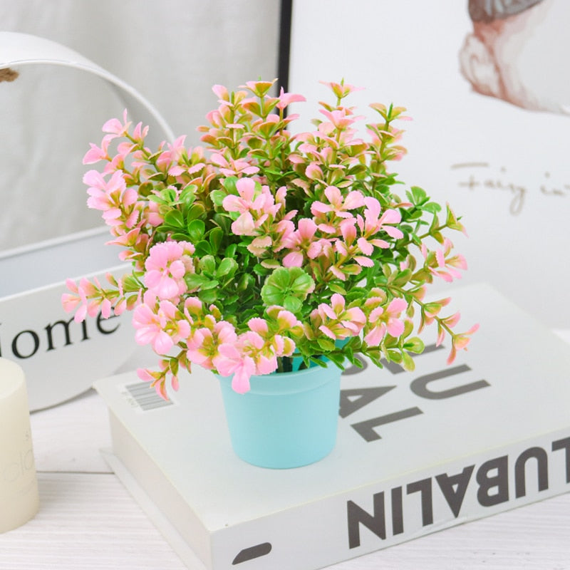 Petite Plante Artificielle en Pot Intérieur