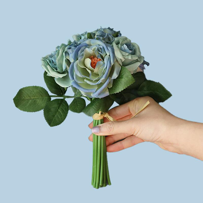 Bouquet de rose bleu