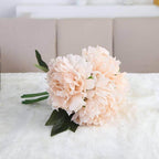 Pivoine artificielle champagne 27 cm