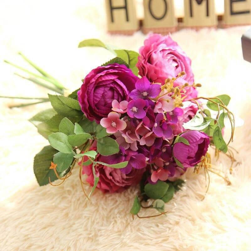 Bouquet garni violet 38 cm