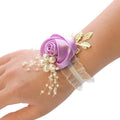 Bracelet demoiselle d'honneur violet
