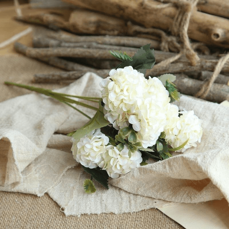 Chrysanthème artificiel blanc 30cm