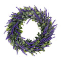 Couronne de fleurs violette