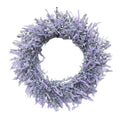 Couronne de fleurs violet