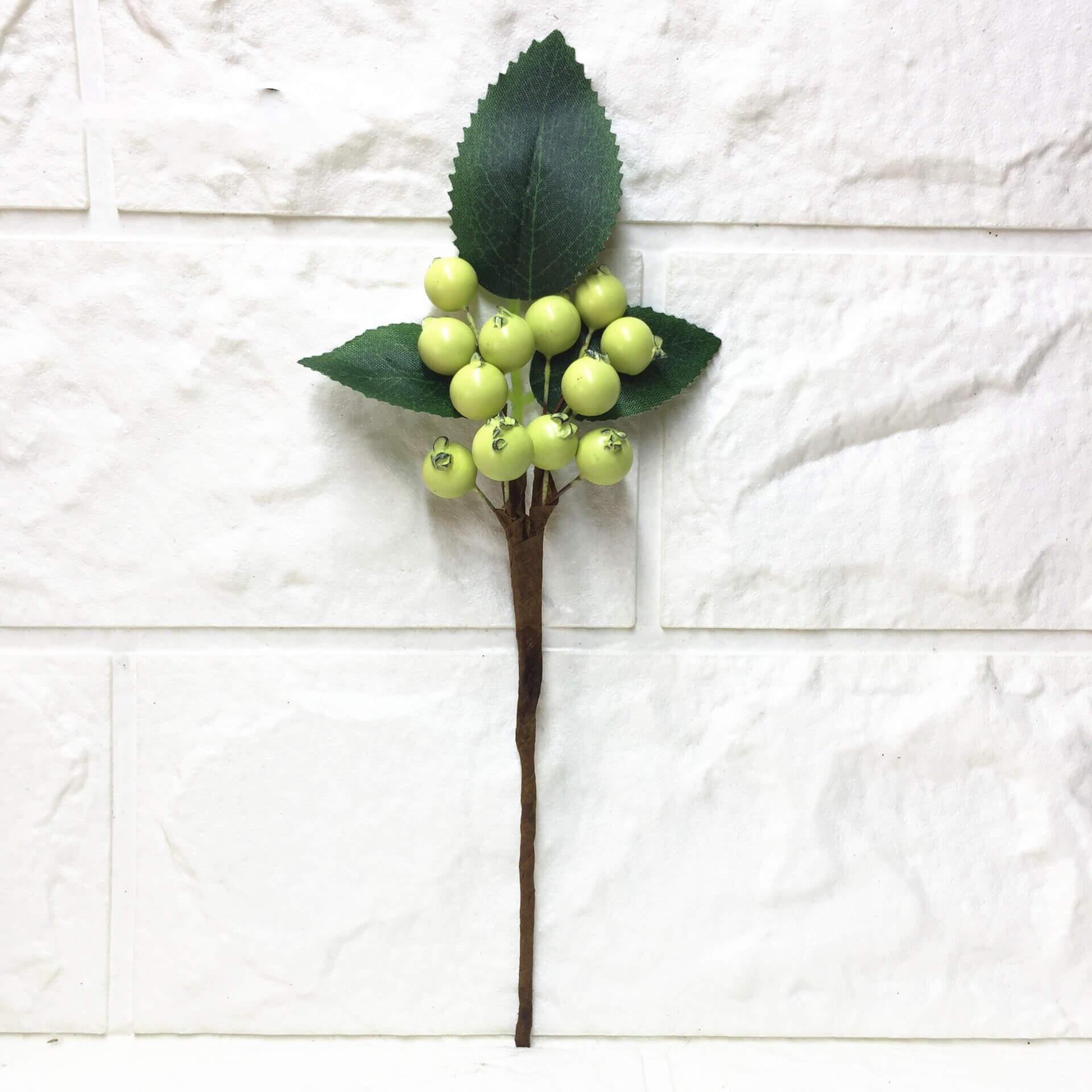 Fleur artificielle décorative - Myrtilles pour décoration florale 4 couleurs