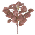 Branche d'eucalyptus artificiel rouge 30 cm
