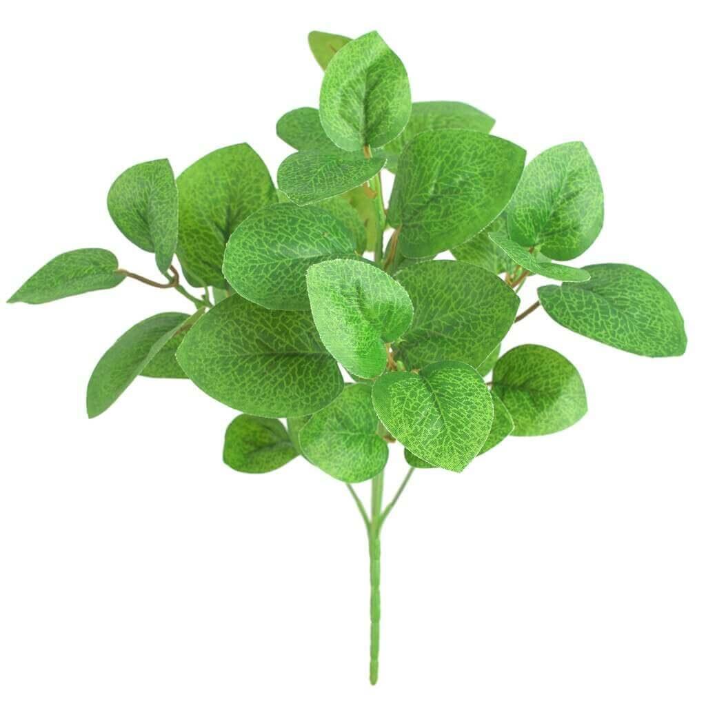 Branche d'eucalyptus artificiel verte 30 cm
