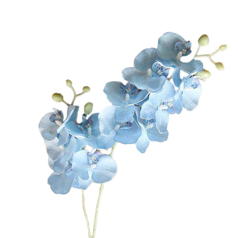 Orchidée artificielle bleue 65 cm
