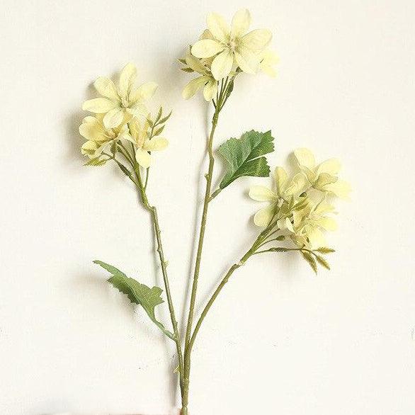 Orchidée artificielle jaune 57 cm