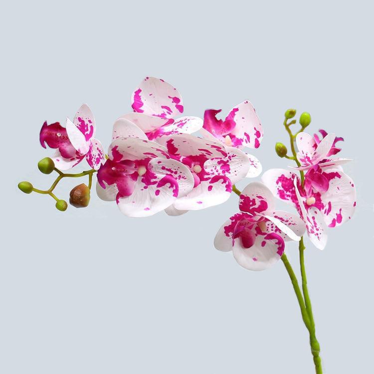 Orchidée artificielle tachetée haut de gamme 67 cm