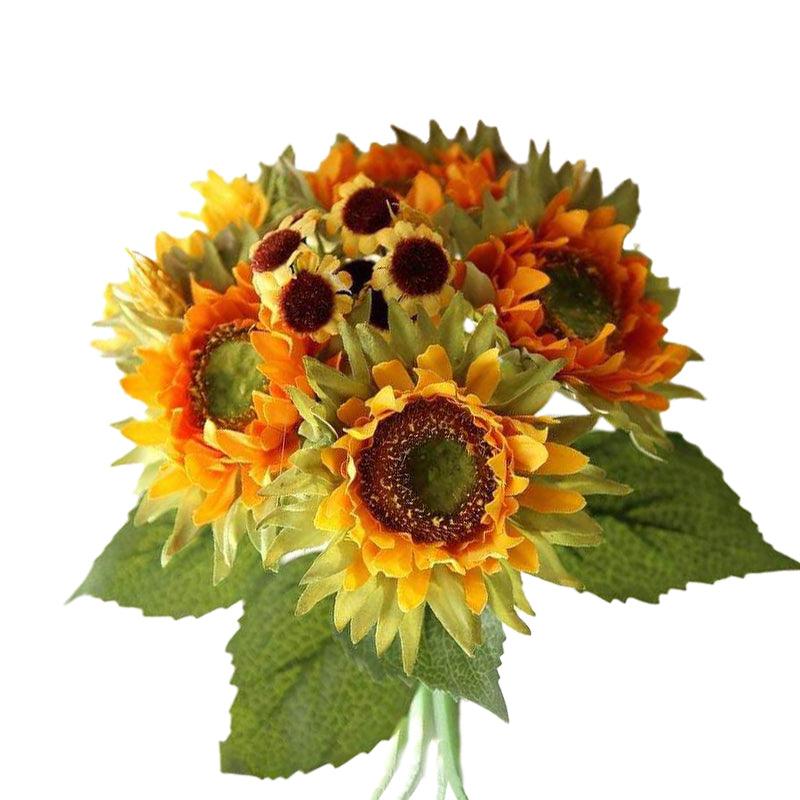 Bouquet de tournesol artificiel 27cm