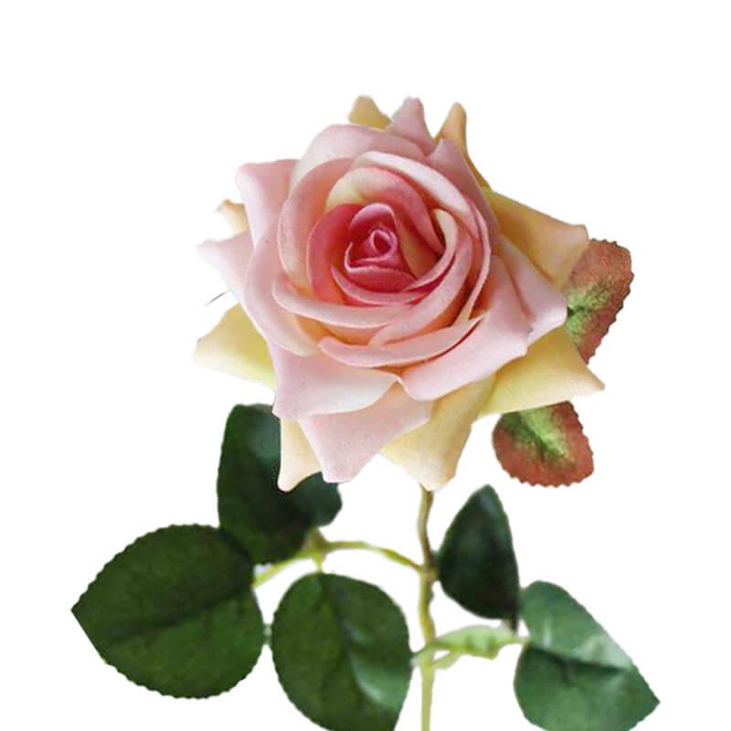Rose artificielle - Rose artificielle rose haut de gamme