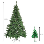 Sapin de Noël artificiel lumineux rouge